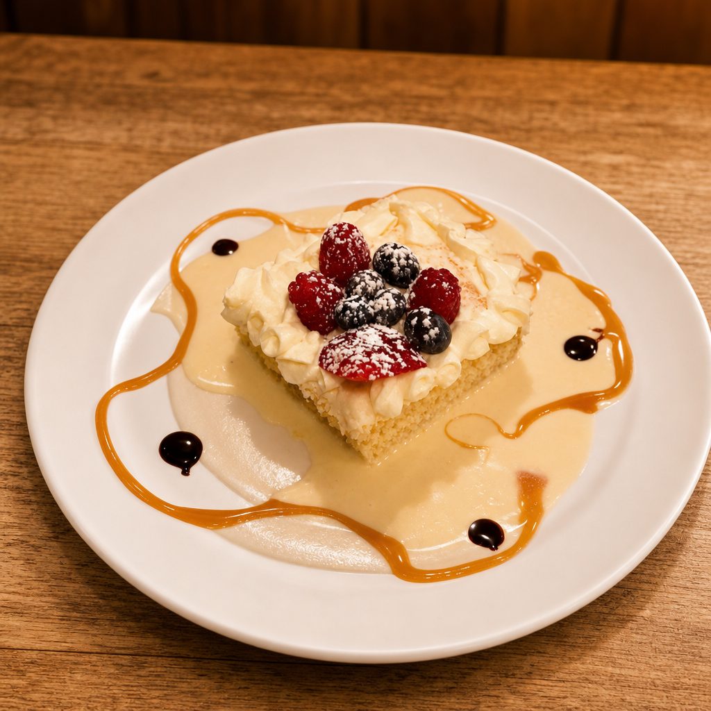 Tres Leches Cake.
