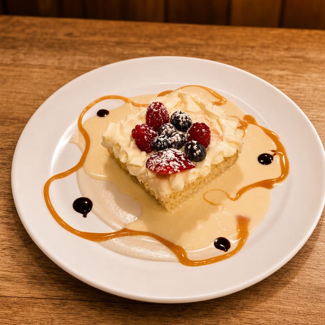 Tres Leches Cake.